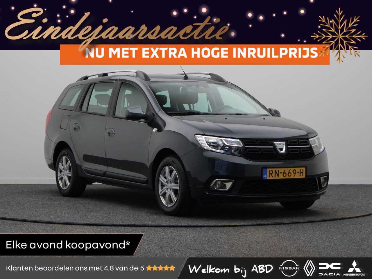Dacia Logan MCV - 0.9 TCe Laureate | Trekhaak |  Cruise control | Airco | Navigatie | - AutoWereld.nl