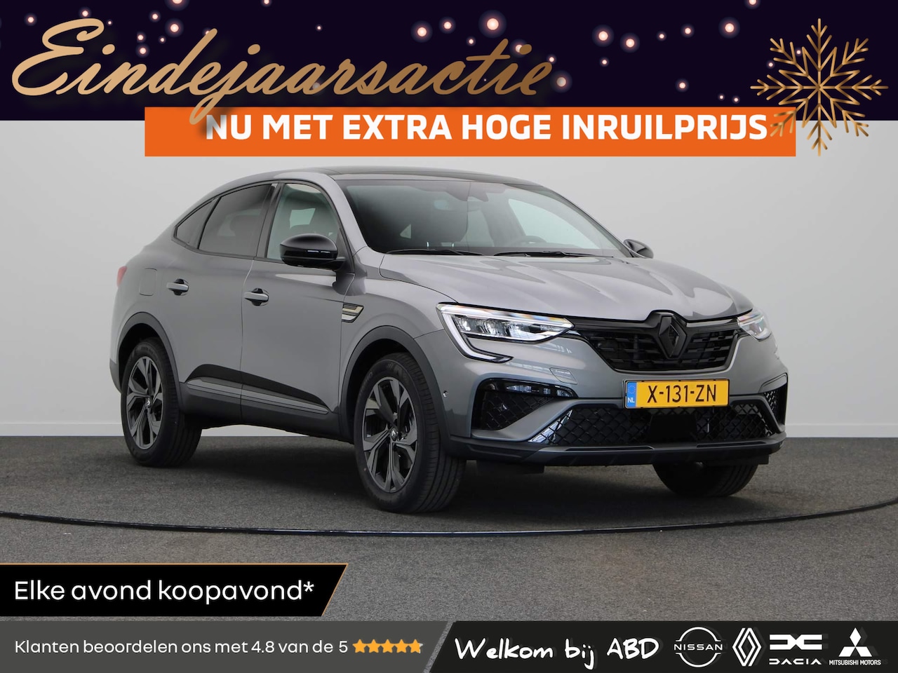 Renault Arkana - E-Tech hybrid 145 E-Tech engineered | NL-auto | Panoramadak | Leder | Elektrisch verstelba - AutoWereld.nl