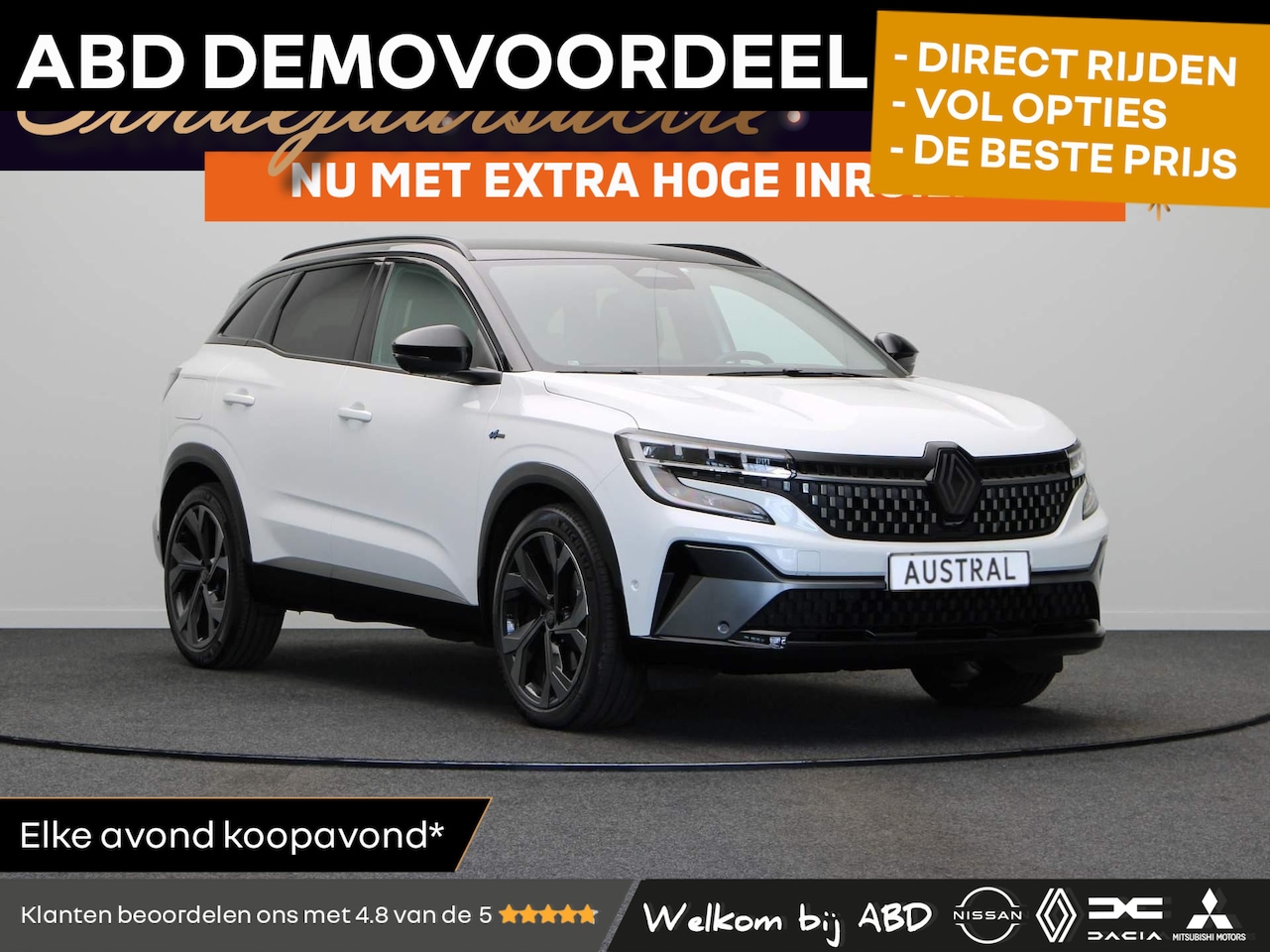 Renault Austral - E-Tech Hybrid 200pk Techno Esprit Alpine | Active driver assist | Elek. verwarmbaar stoel - AutoWereld.nl