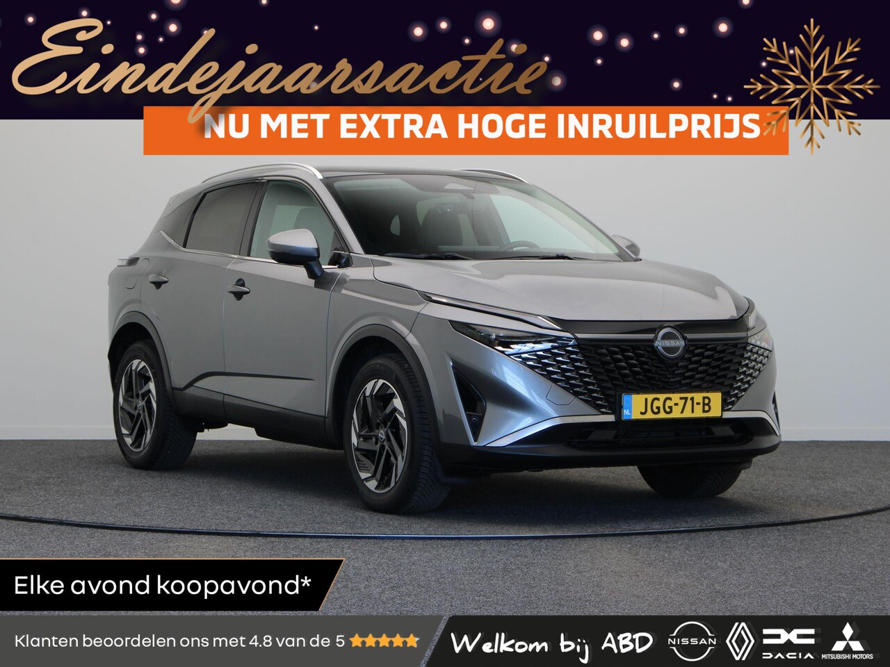 Nissan Qashqai - 158pk MHEV Xtronic N-Connecta | Panoramadak | Stuur, stoel en voorruitverwarming | Headup - AutoWereld.nl
