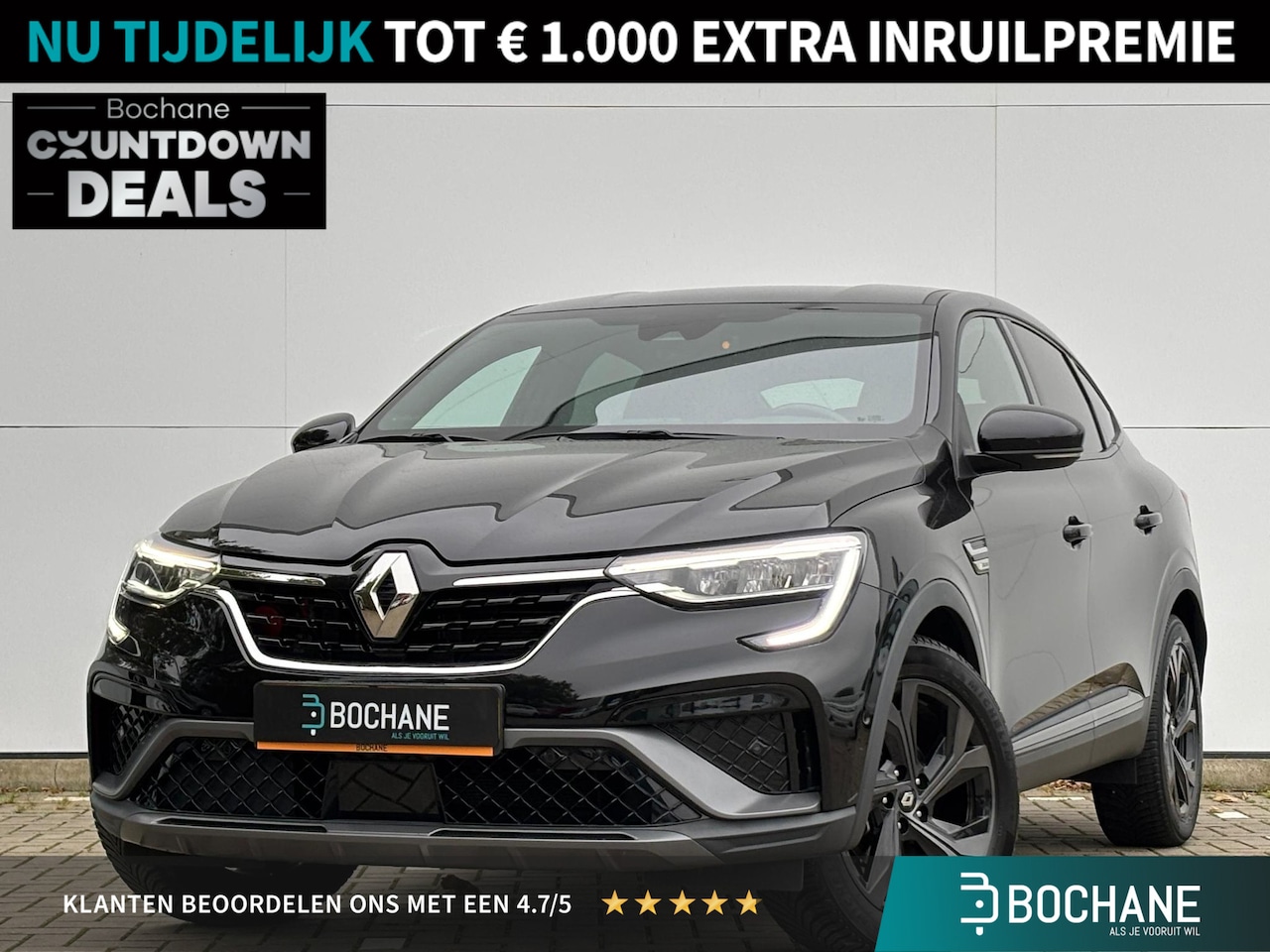 Renault Arkana - 1.6 E-Tech Hybrid 145 R.S. Line | Trekhaak | Camera | - AutoWereld.nl