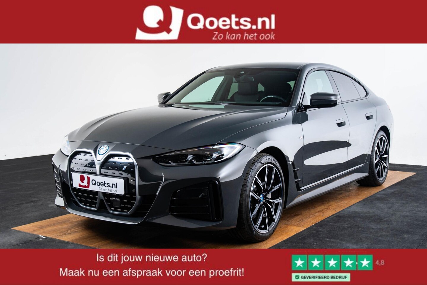 BMW i4 - eDrive40 84 kWh M Sport - Trekhaak - Elektrisch verwarmde voorstoelen - Active Cruise Cont - AutoWereld.nl