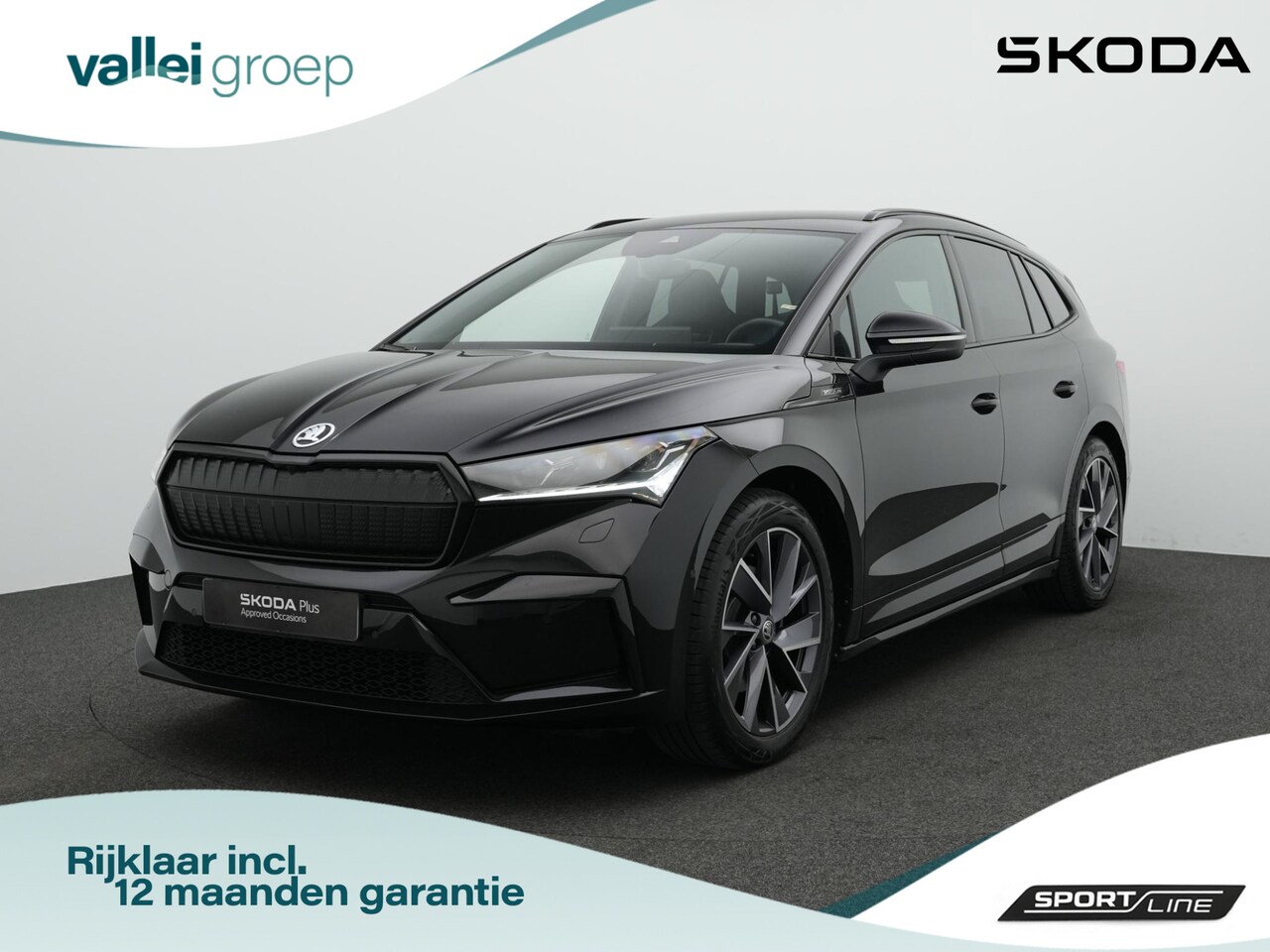 Skoda Enyaq iV - 80 Sportline Business 204 pk | Matrix LED | Stuur-/stoelverwarming | Achteruitrijcamera | - AutoWereld.nl