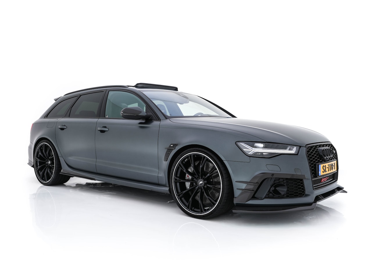 Audi RS6 - Avant 4.0 TFSI RS6+ ABT 1/50 Aut. *1-OWNER | CERAMIC-BRAKES | PANO | HEAD-UP | RS-SEATS | - AutoWereld.nl