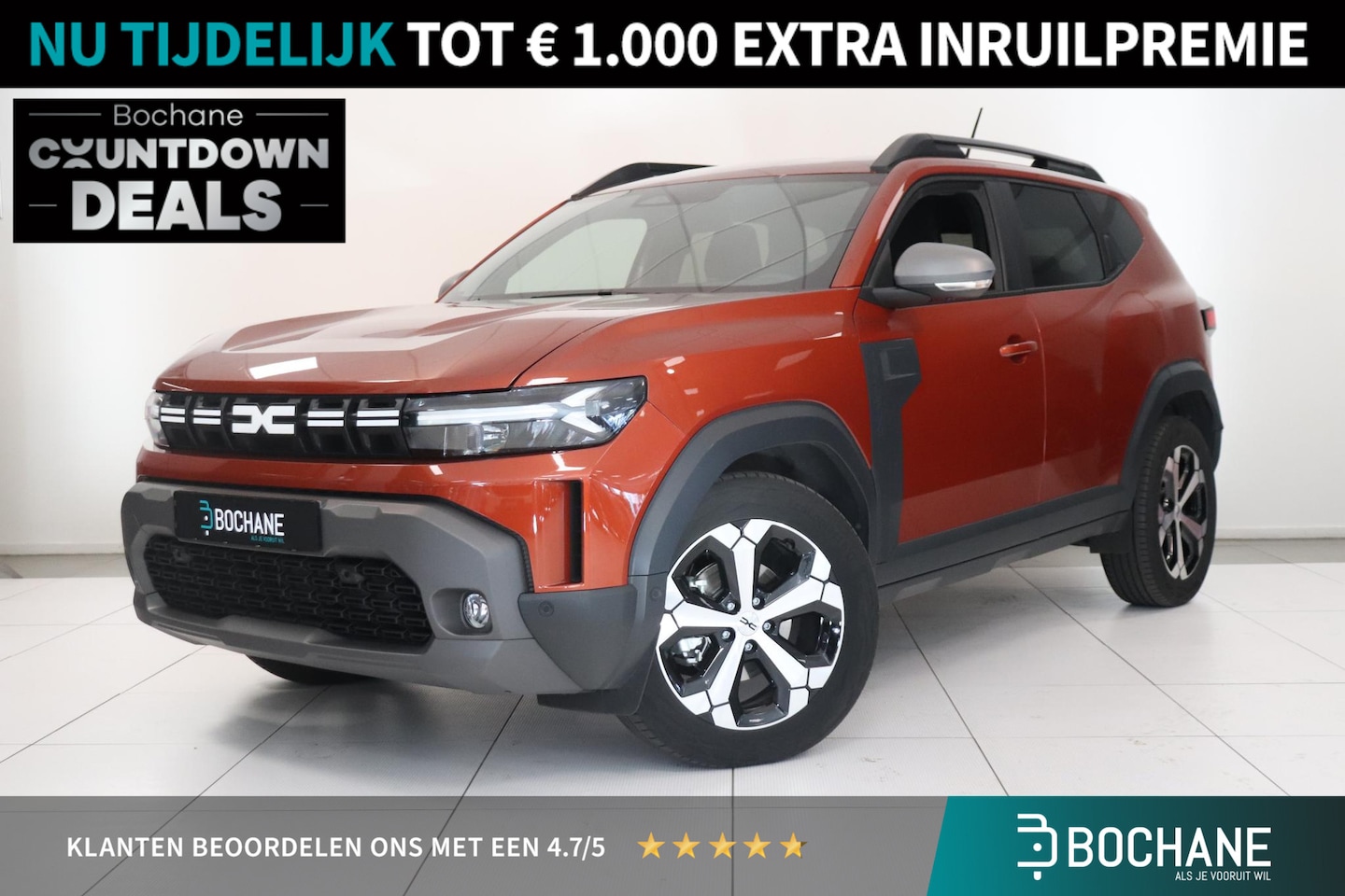 Dacia Duster - 1.6 Hybrid 140 Journey | 360° Camera | Climate control | LED koplampen | Navigatie | Apple - AutoWereld.nl