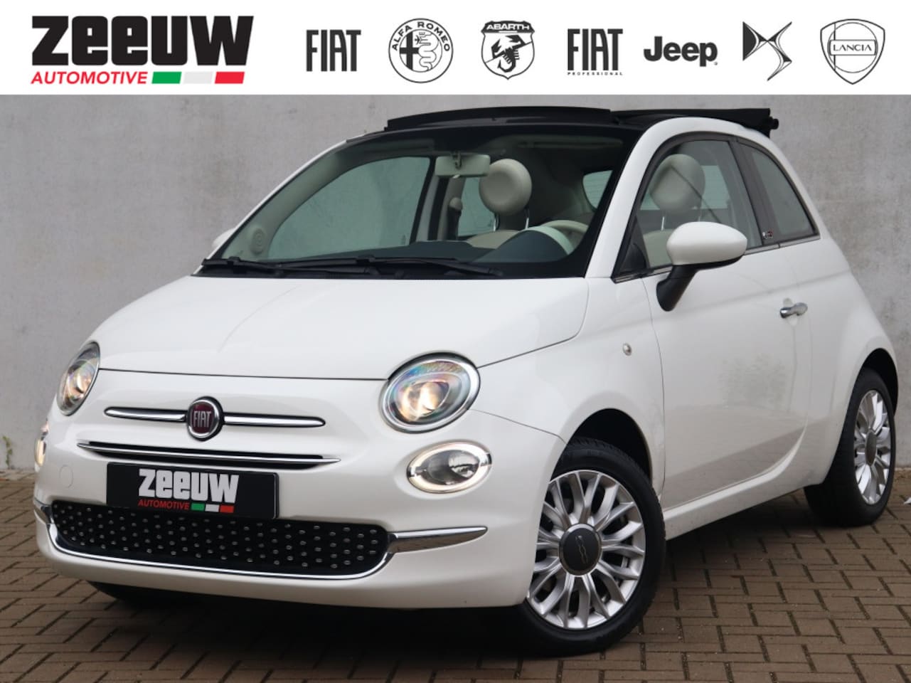 Fiat 500 C - 1.2 69 PK Lounge | Airco | Cruise | PDC | 7" TFT - AutoWereld.nl