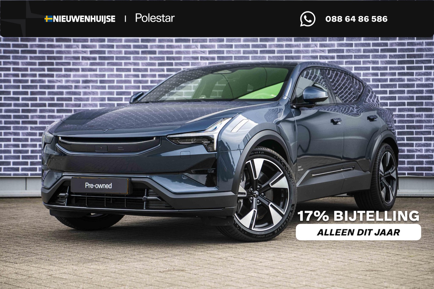 Polestar 3 - Long Range Dual Motor AWD 111 kWh | Pilot pack | Plus pack | Luchtvering | Pixel LED kopla - AutoWereld.nl