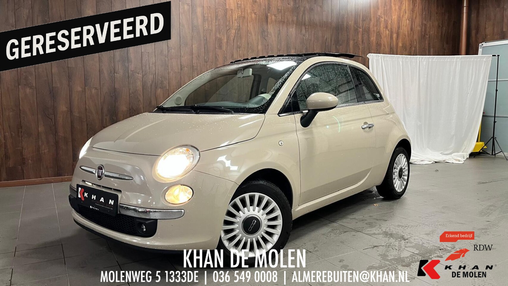 Fiat 500 - 1.2 Lounge PANO/SCHUIFDAK|GOED ONDERHOUDEN - AutoWereld.nl