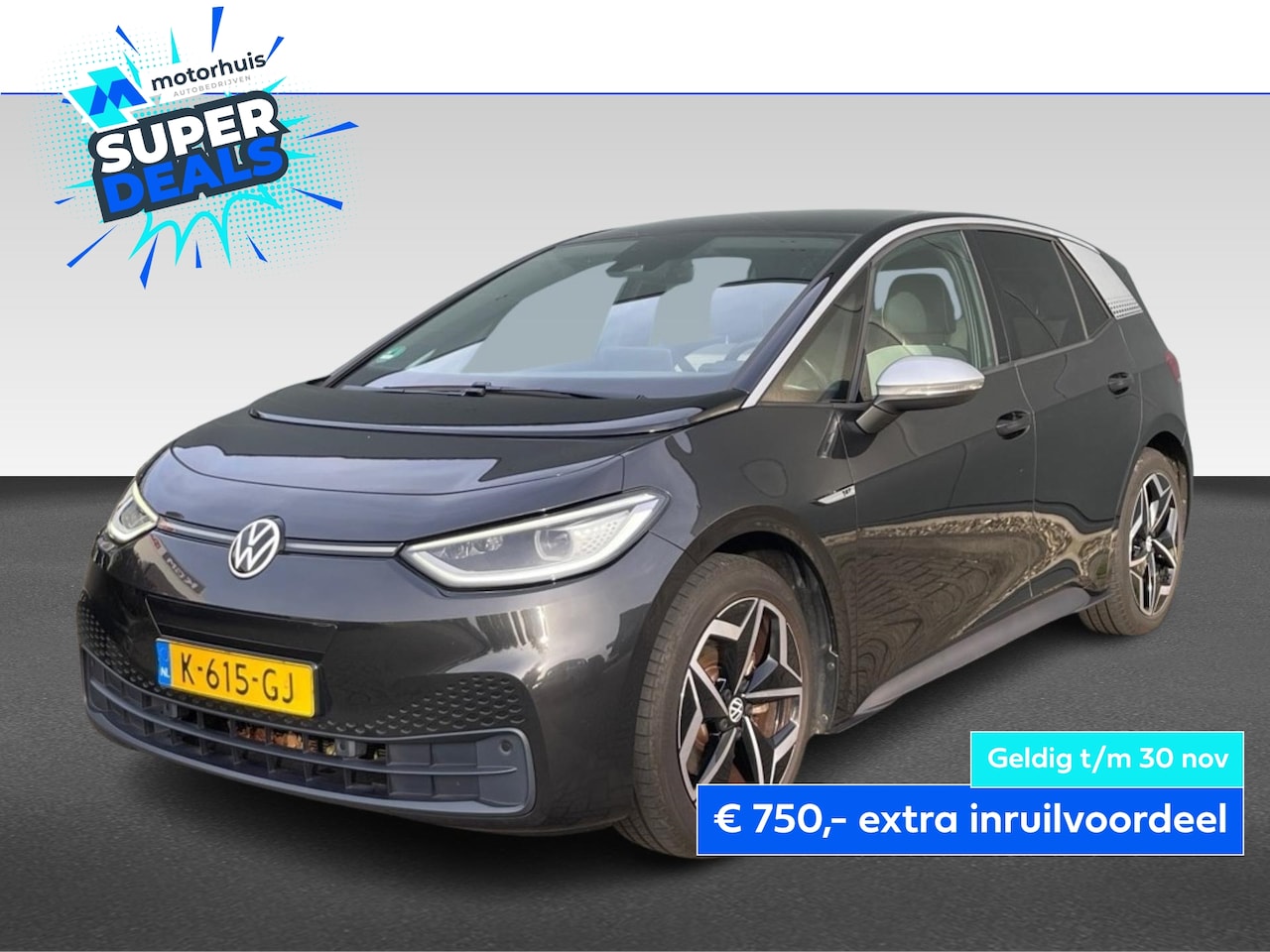 Volkswagen ID.3 - 58kWh 204PK 1ST PLUS NAVI CAMERA IQ LIGHT WINTERPACK ECC - AutoWereld.nl