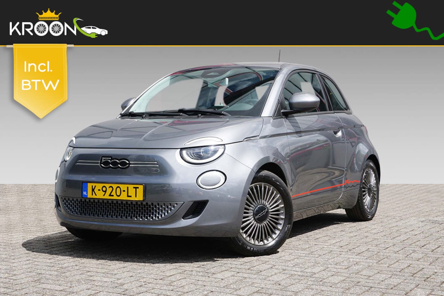 Fiat 500 - Icon 42kWh SOH 93% LED Apple Carplay - AutoWereld.nl