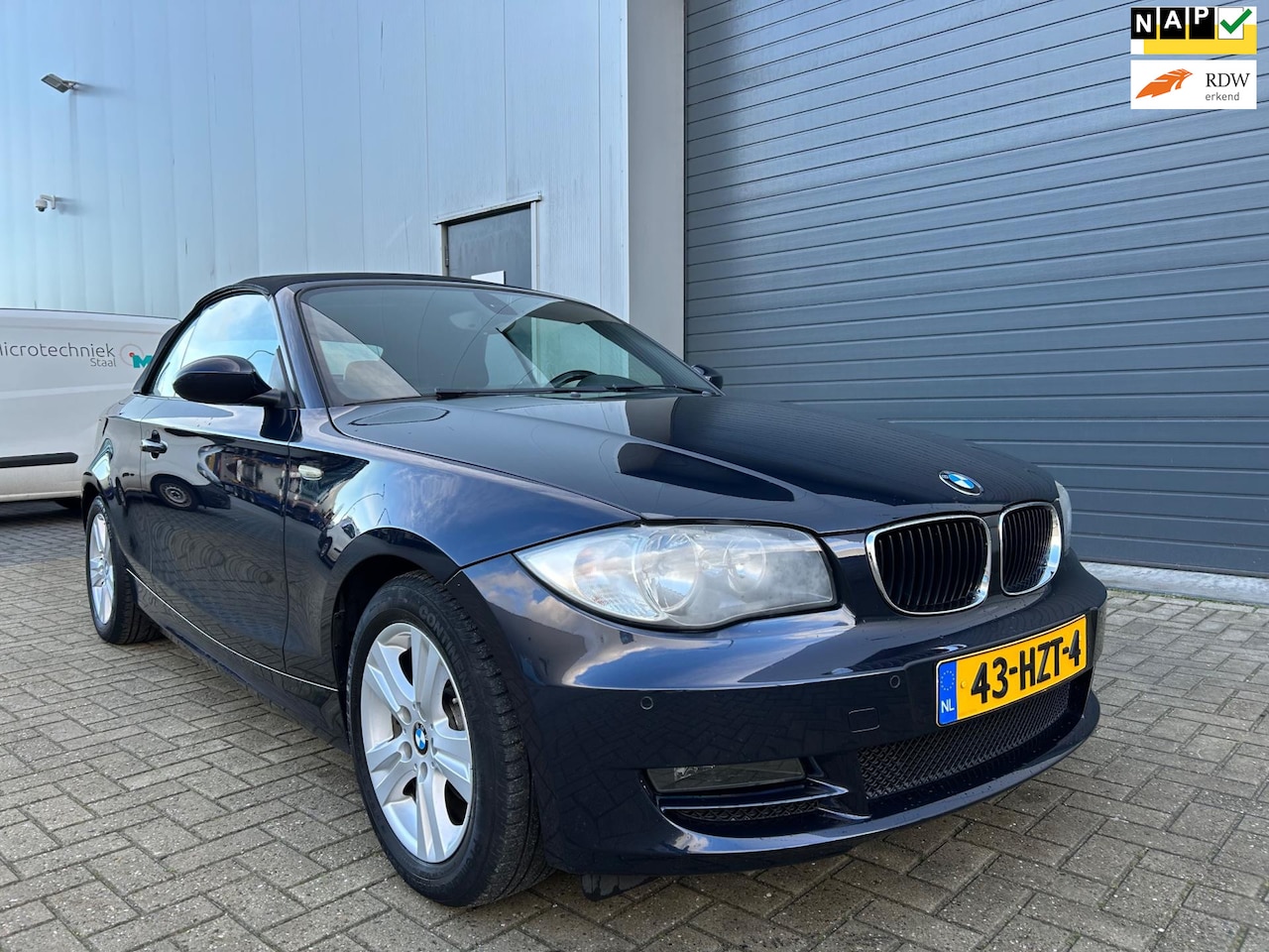 BMW 1-serie Cabrio - 118i High EXE AUT CLIMA PDC NAP - AutoWereld.nl