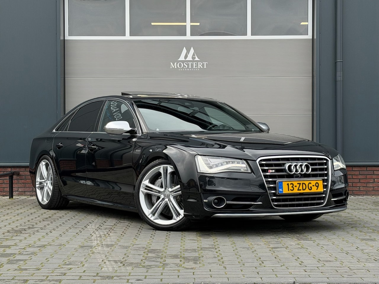 Audi A8 - 4.0 TFSI/520pk S8 quattro S line Pro Line+|2012 |Keramisch|Pano|Stoel verwarm/verkoel.|Cam - AutoWereld.nl