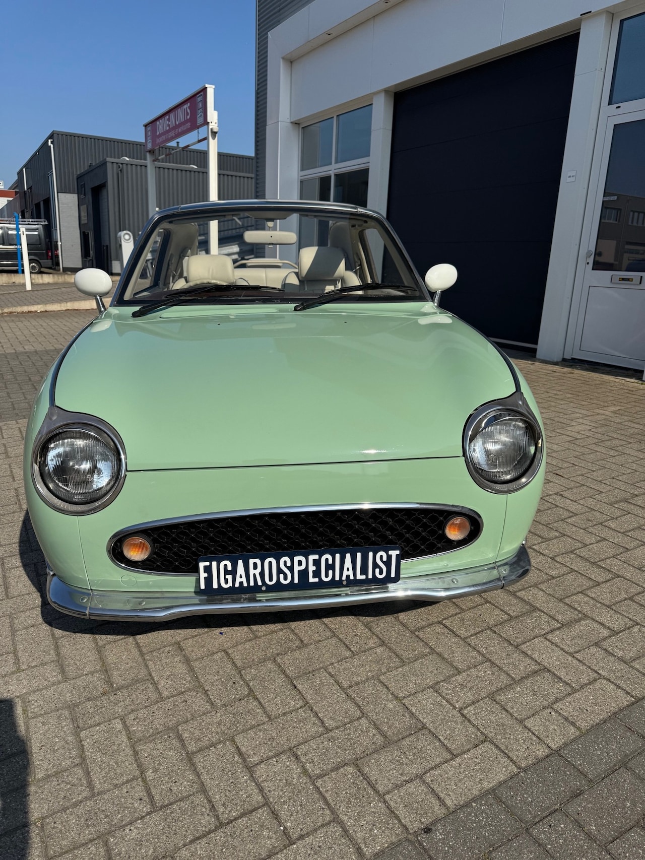 Nissan Figaro - 814, Emerald groen, automaat, airco, turbo - AutoWereld.nl