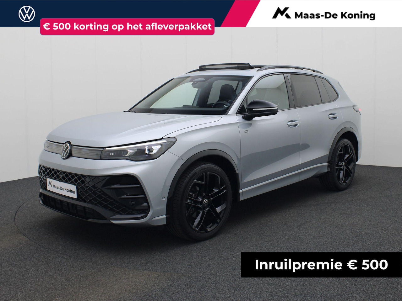 Volkswagen Tiguan - 1.5TSI/150PK R-Line DSG · Panoramadak · 360°Camera + Parkeersensoren · Massagefunctie · Ga - AutoWereld.nl