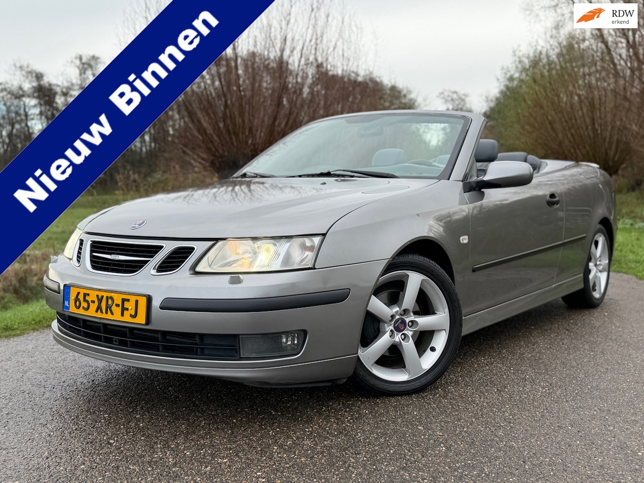 Saab 9-3 Cabrio - 1.8t Vector Automaat / Leder / Clima / Stoelverwarming / 17" Velgen / Xenon / PDC / Cruise - AutoWereld.nl