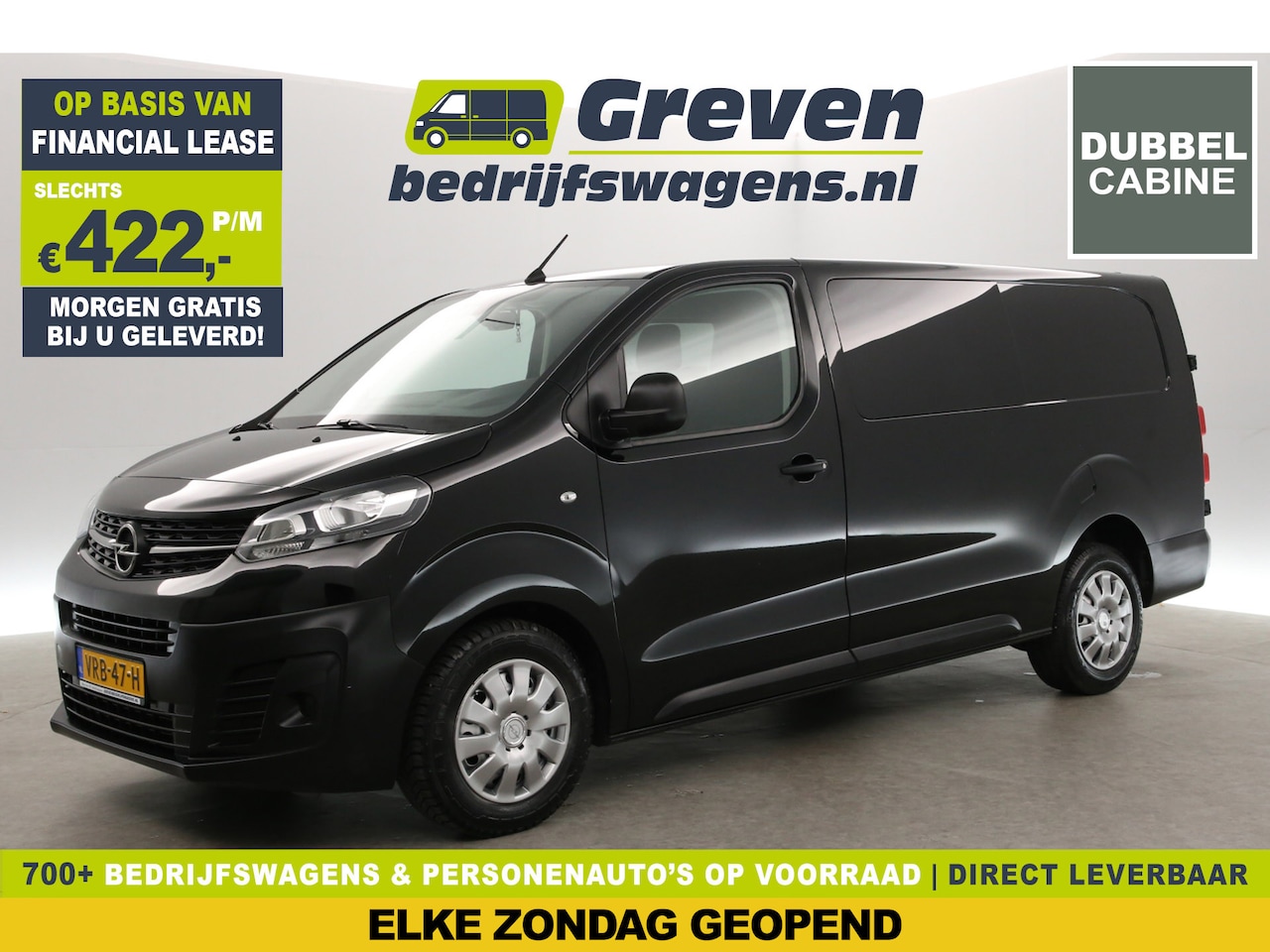 Opel Vivaro - 2.0 CDTI L3H1 | 145PK | DC | Airco | Cruise | Camera | Carplay | Navi | Parkeersens. - AutoWereld.nl