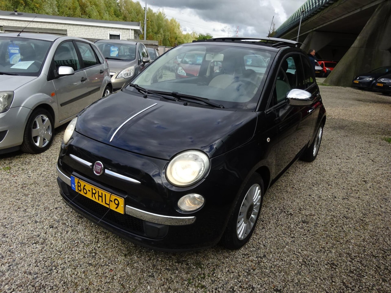 Fiat 500 - 0.9 TwinAir Lounge 0.9 TwinAir Lounge, Airco, Schuif/kanteldak elektrisch. - AutoWereld.nl