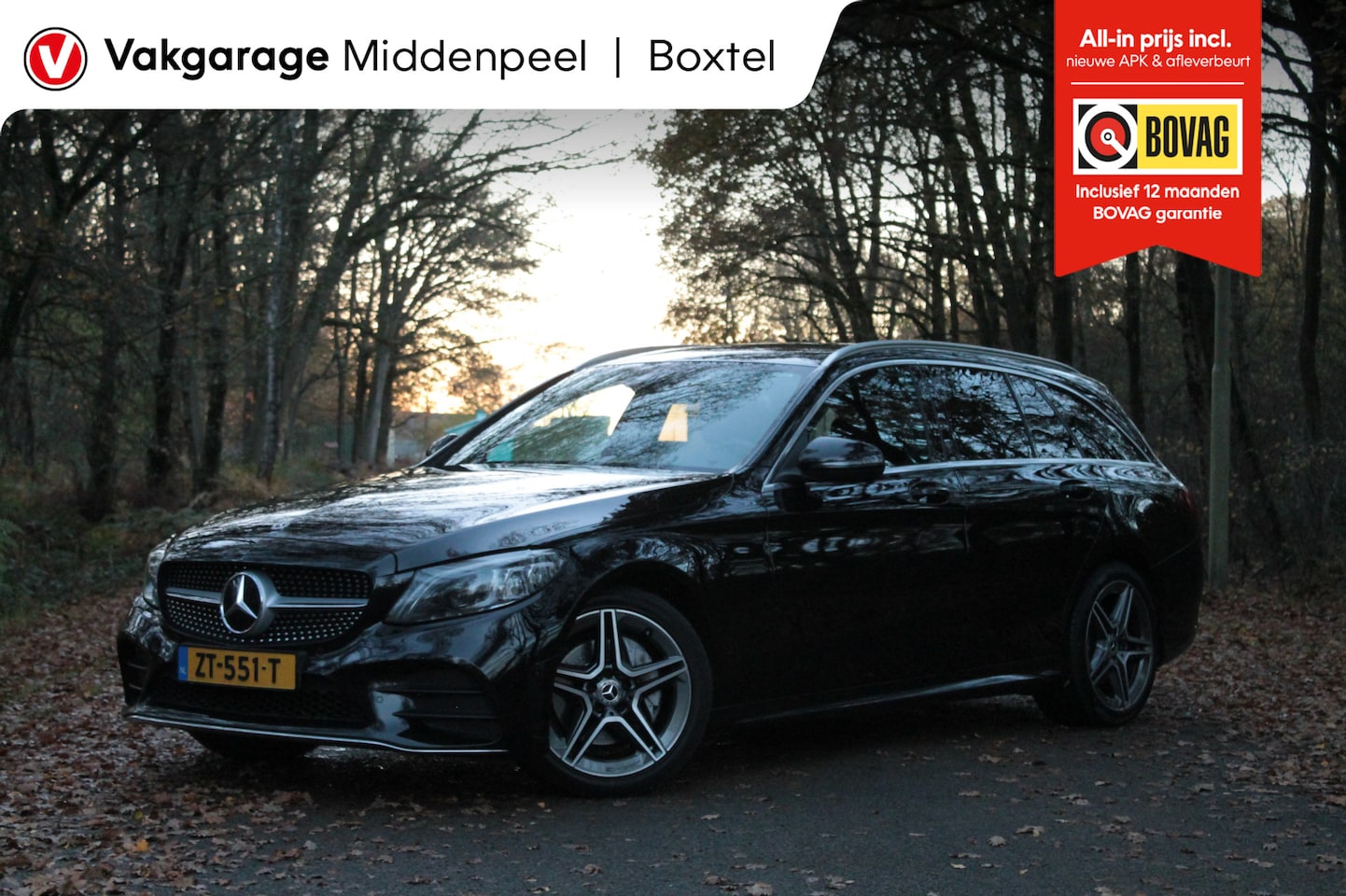Mercedes-Benz C-klasse Estate - 160 Business Solution AMG | Ambient | Carplay | AMG Pak. - AutoWereld.nl