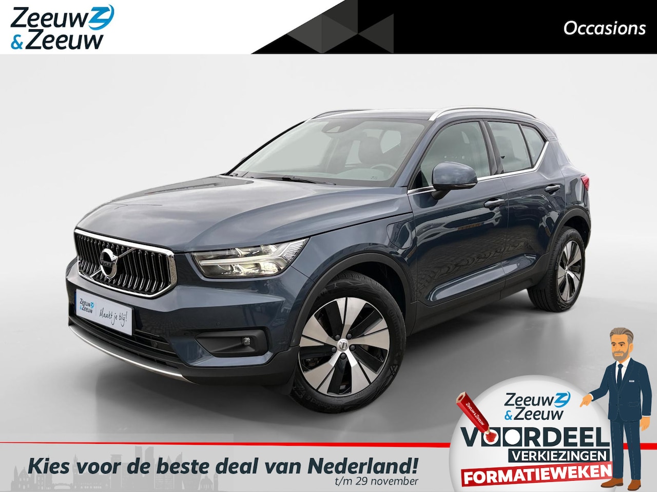 Volvo XC40 - 1.5 T5 Recharge Business Pro |Apple Carplay/Android Auto|achteruitrij assistent|Dodehoekde - AutoWereld.nl