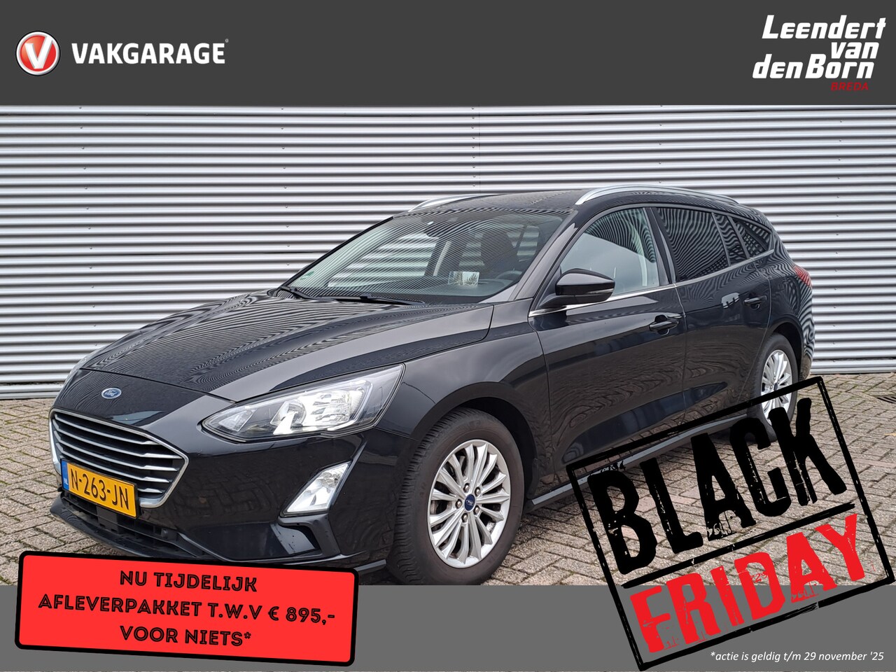 Ford Focus Wagon - 1.0 EcoBoost Hybrid Titanium X Business | Navi | Camera | Cruise control adaptief | Head U - AutoWereld.nl