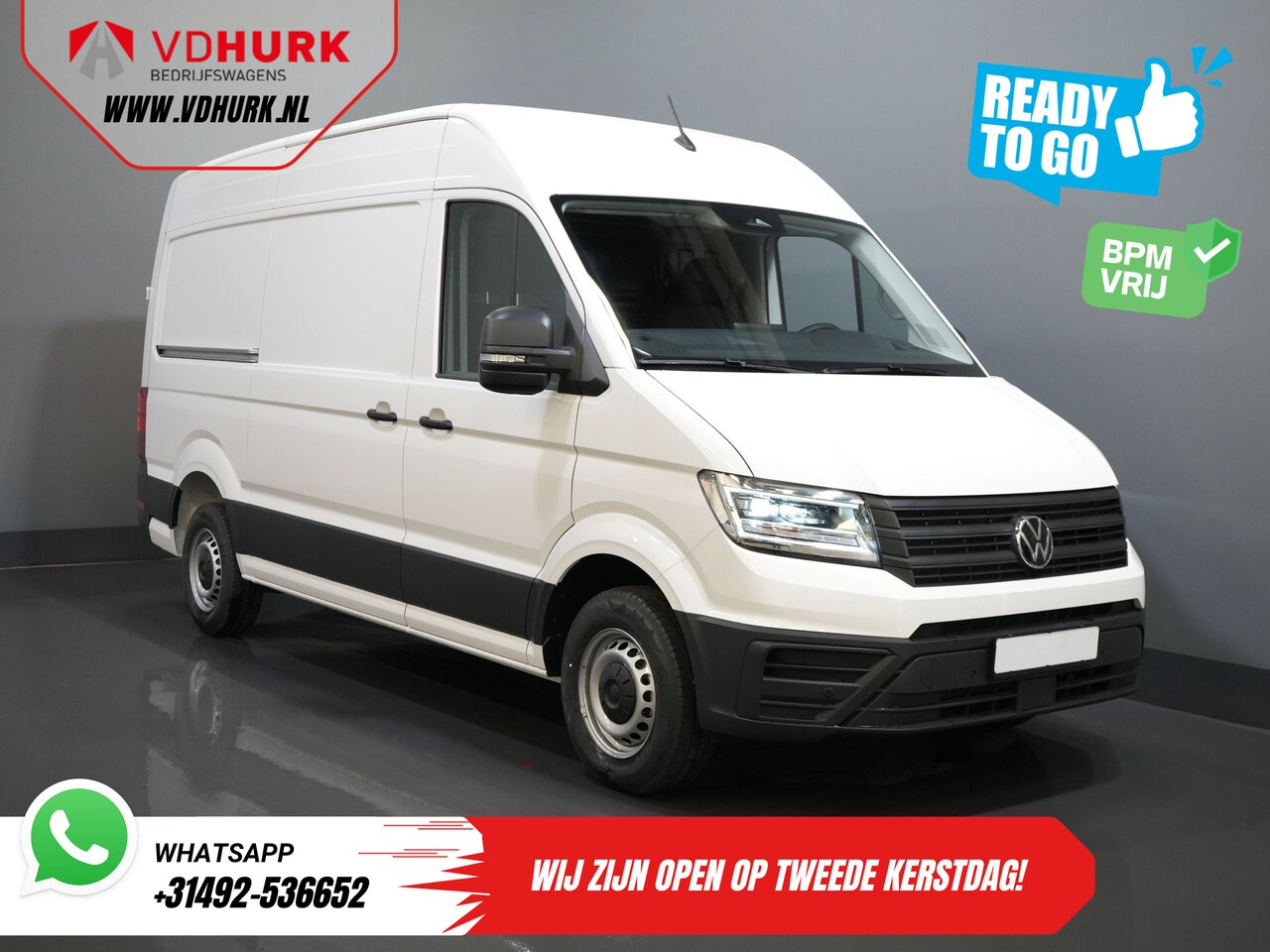 Volkswagen Crafter - 35 2.0 TDI 140 pk DSG Aut. L3H3 BPM VRIJ! Gev.Stoel/ LED/ Virtual Cockpit/ Camera/ Cruise/ - AutoWereld.nl