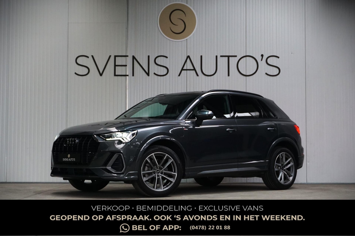 Audi Q3 - 45 TFSIe S-Line Black Line Trekhaak|Camera|Keyless|Carplay|Audi Sound - AutoWereld.nl