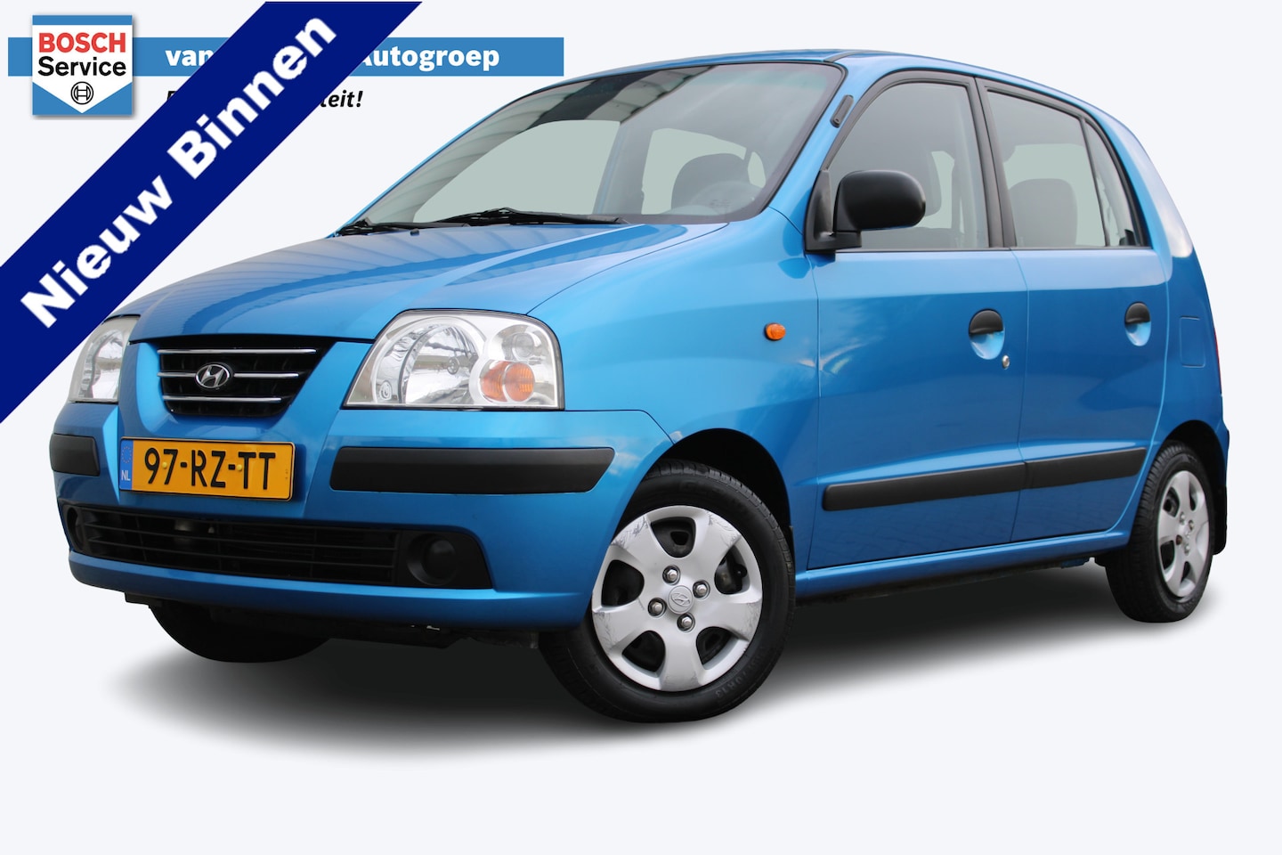 Hyundai Atos - 1.1i Active Cool | Airco | Onderhoudsboekjes aanwezig | NAP kilometerstand | Elektrische r - AutoWereld.nl