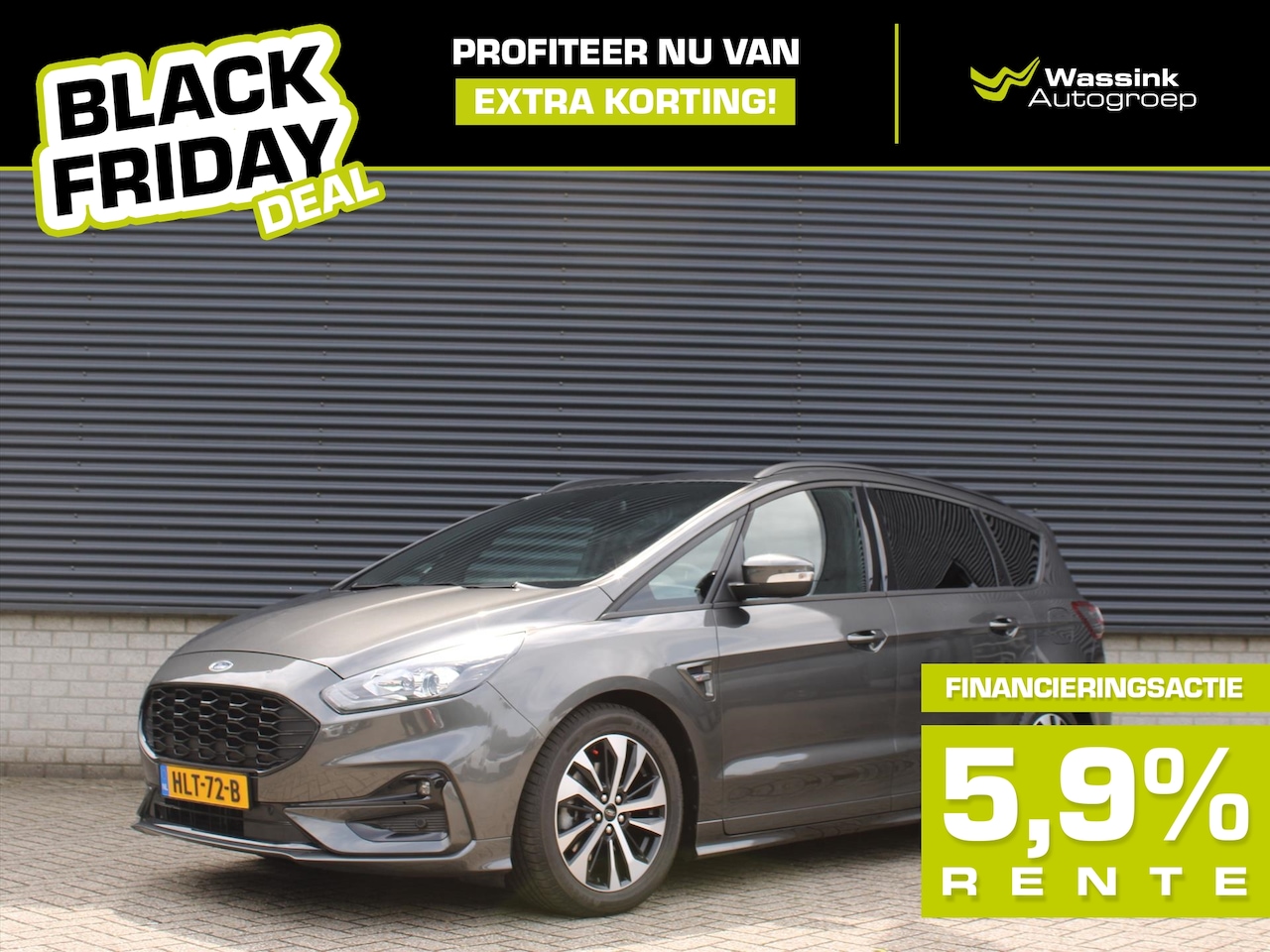 Ford S-Max - BLACK FRIDAY DEAL I ST-Line 2.5 HEV I Automaat I 7-Zitplaatsen I Navigatie I Winter Pack I - AutoWereld.nl