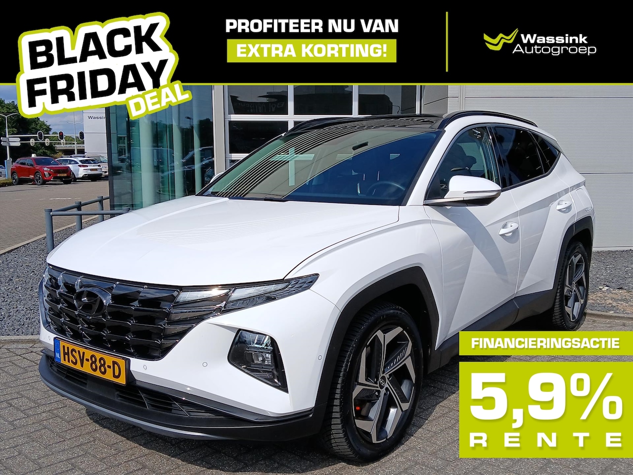 Hyundai Tucson - 1.6 T-GDi PHEV 265pk AWD Automaat Premium Sky BLACK FRIDAY DEAL I Stoelverwarming I Stoelv - AutoWereld.nl
