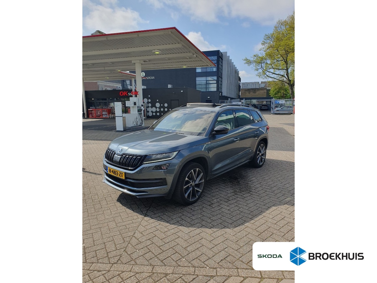 Skoda Kodiaq - 1.5 TSI 150 pk Sportline Business 7-DSG | Wegklapbare trekhaak | Achteruitrijcamera | Navi - AutoWereld.nl