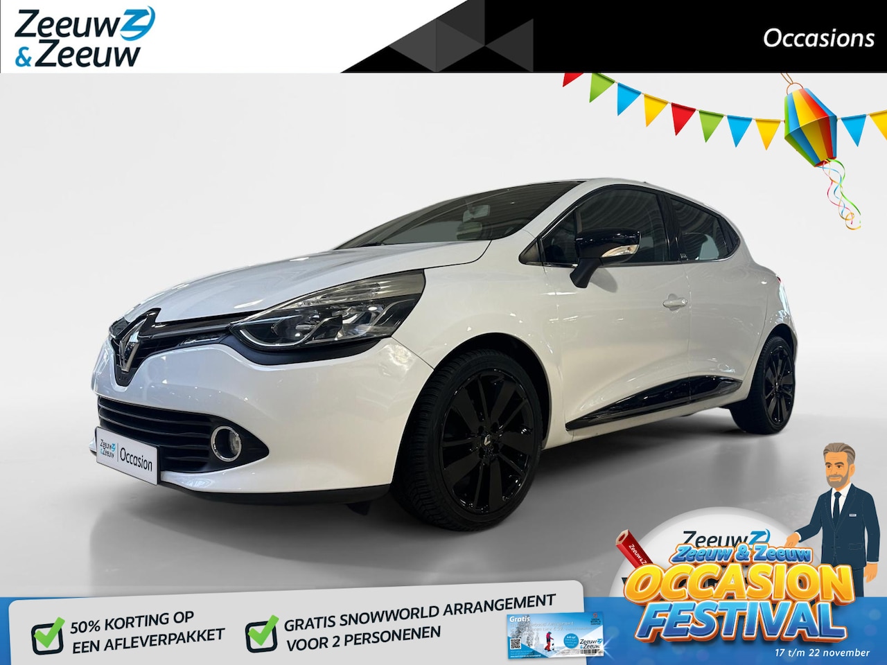 Renault Clio - 0.9 TCe ECO Night&Day | R-Link | Bluetooth | Black-Pack | Parkeersensoren | Airco | Multif - AutoWereld.nl