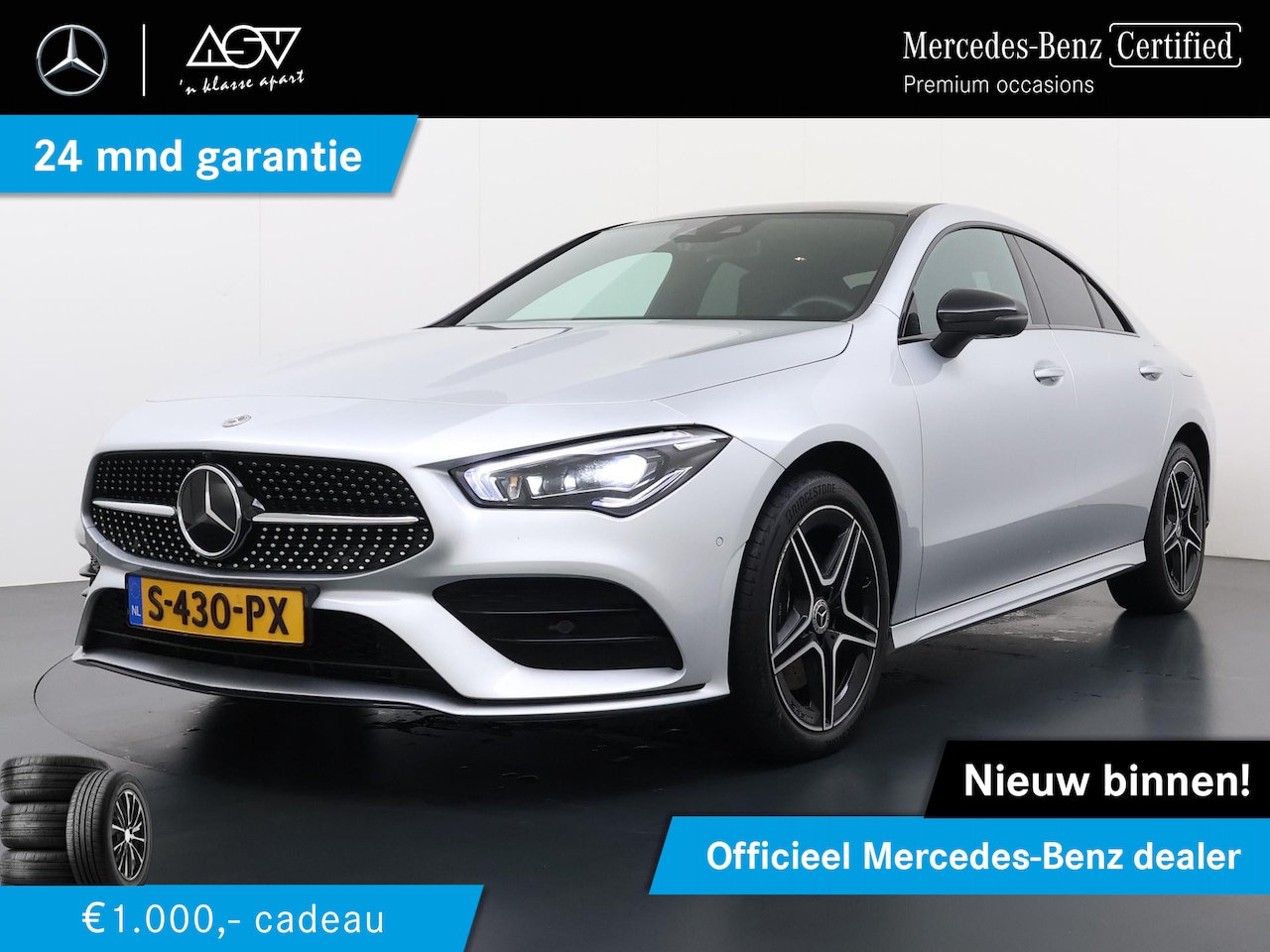 Mercedes-Benz CLA-Klasse - 250 e AMG Premium Plus | Panorama - Schuifdak | Head-Up Display | Distronic Cruise Control - AutoWereld.nl