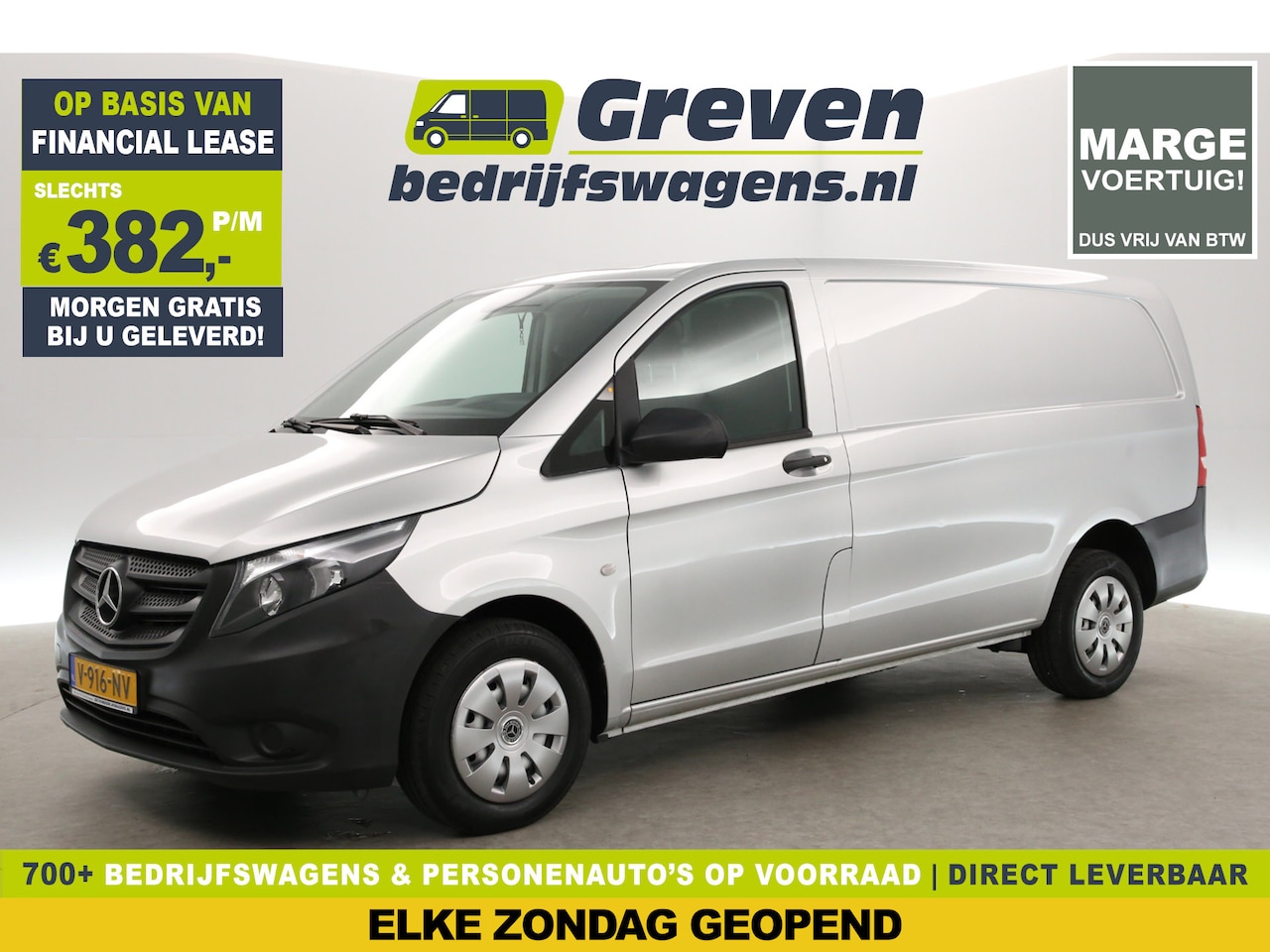 Mercedes-Benz Vito - 111 CDI Lang | Airco | 3-Zits | Trekhaak - AutoWereld.nl