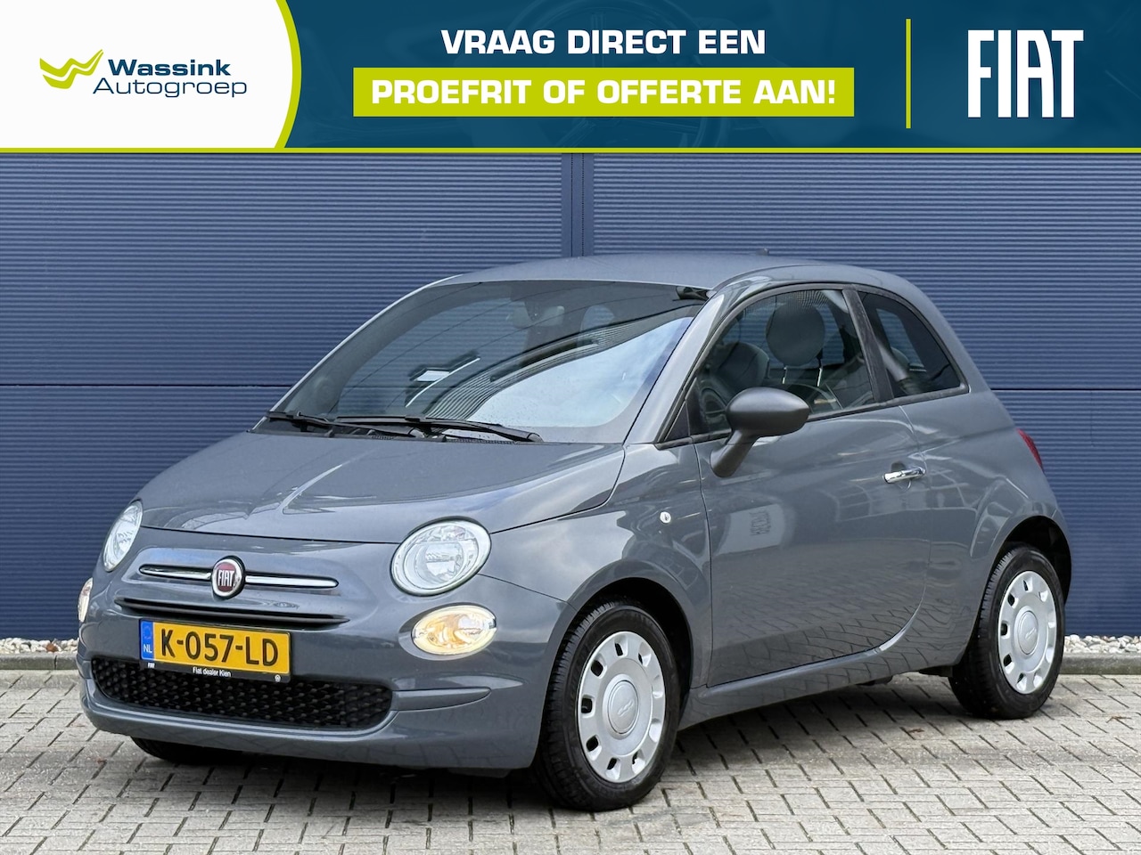 Fiat 500 - 1.0 70pk Hybrid Pop | Airco | DAB | Cruise control - AutoWereld.nl