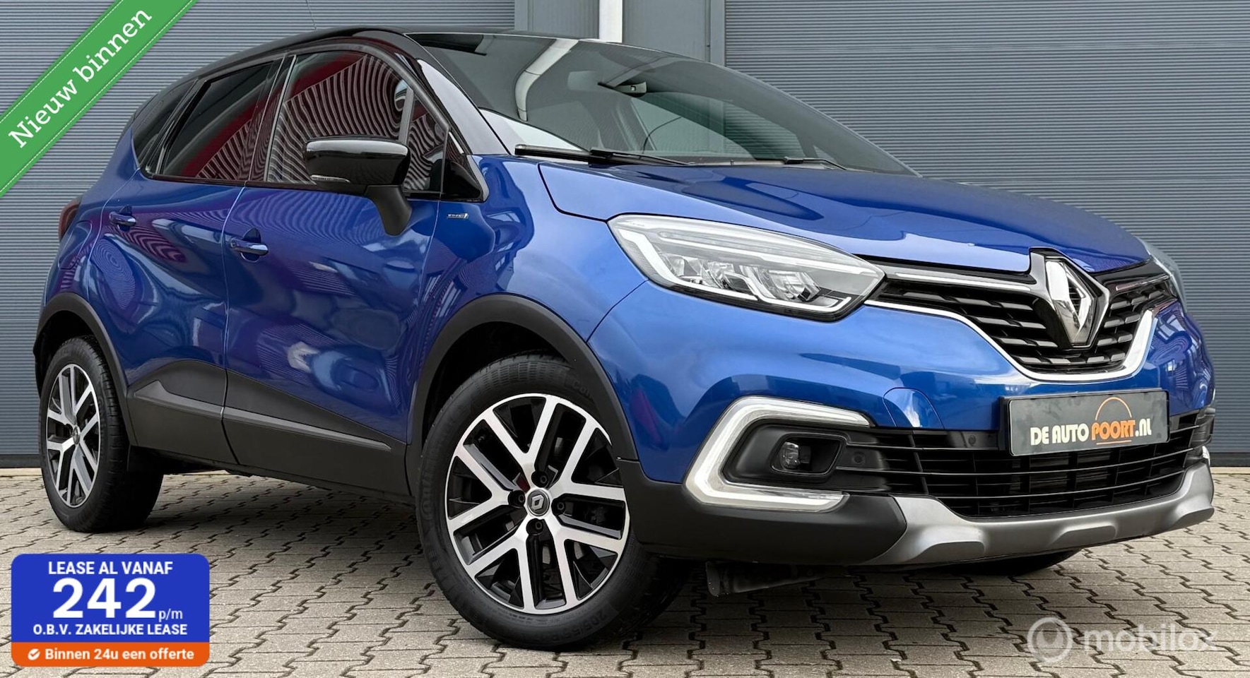 Renault Captur - 1.3 TCeVersion S Automaat Navi/Clima/Cruise/LED - AutoWereld.nl
