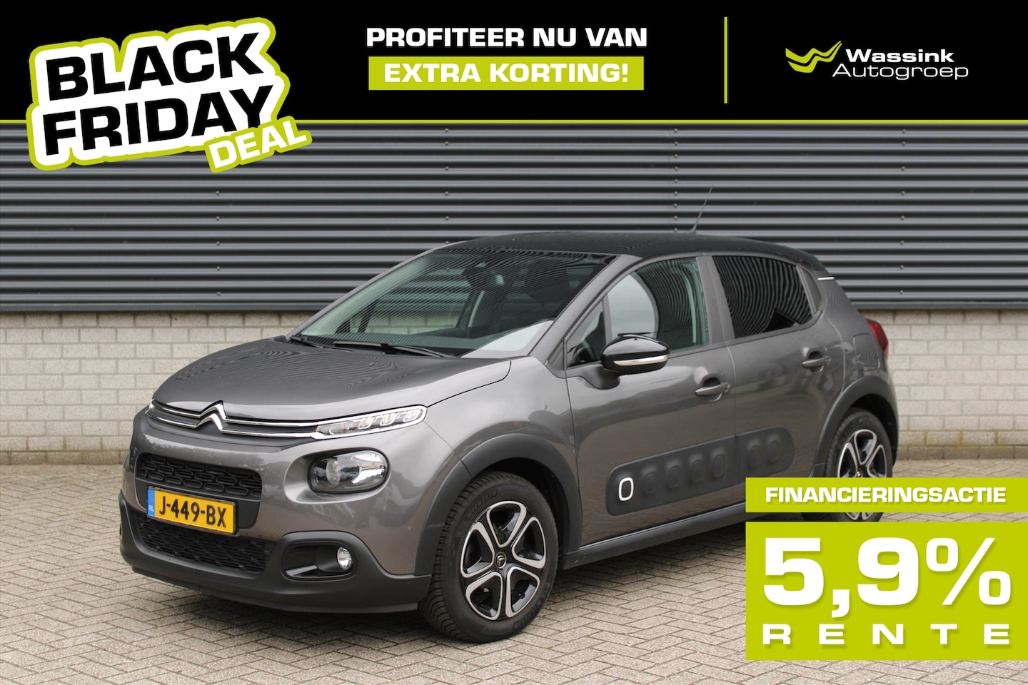 Citroën C3 - BLACK FRIDAY DEAL I Feel Edition 82pk I Navigatie I Climate Control I Cruise Control I App - AutoWereld.nl