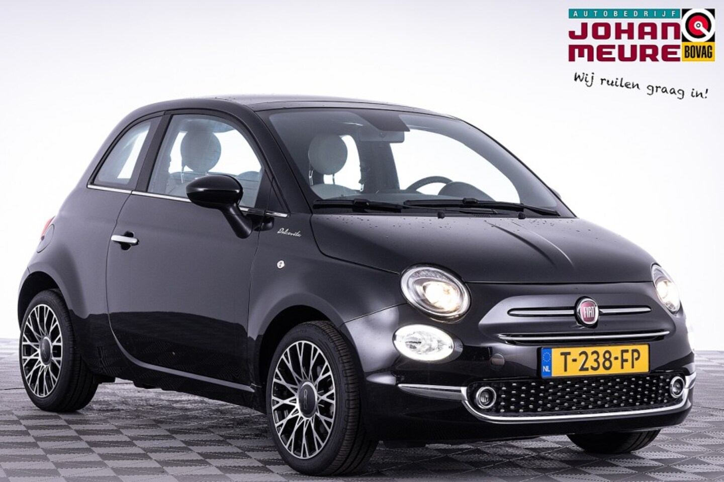 Fiat 500 - 1.0 Hybrid Dolcevita | SCHUIFDAK | NAVI | ECC | VELGEN - AutoWereld.nl