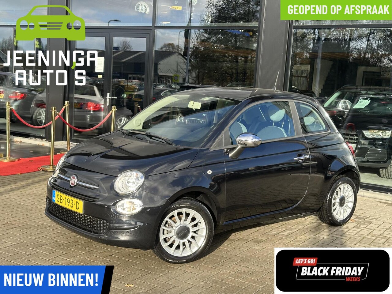Fiat 500 - 1.2 Lounge|Airco |15”|NAP - AutoWereld.nl