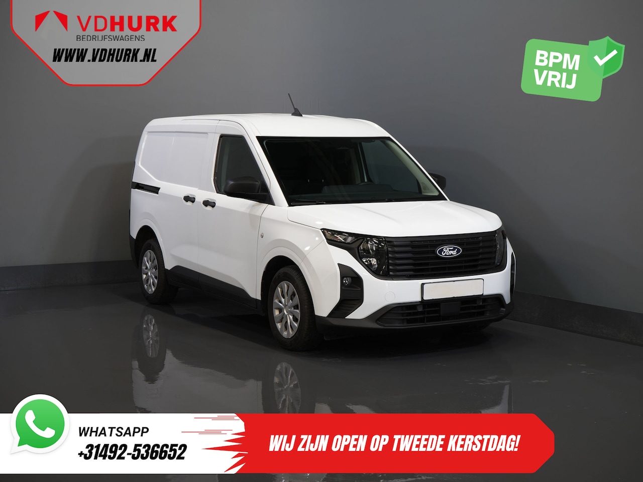 Ford Transit Courier - 1.0 Trend 100 pk BENZINE BPM VRIJ! Garantie 05-2029/ Carplay/ Virtual Cockpit/ Airco/ Crui - AutoWereld.nl