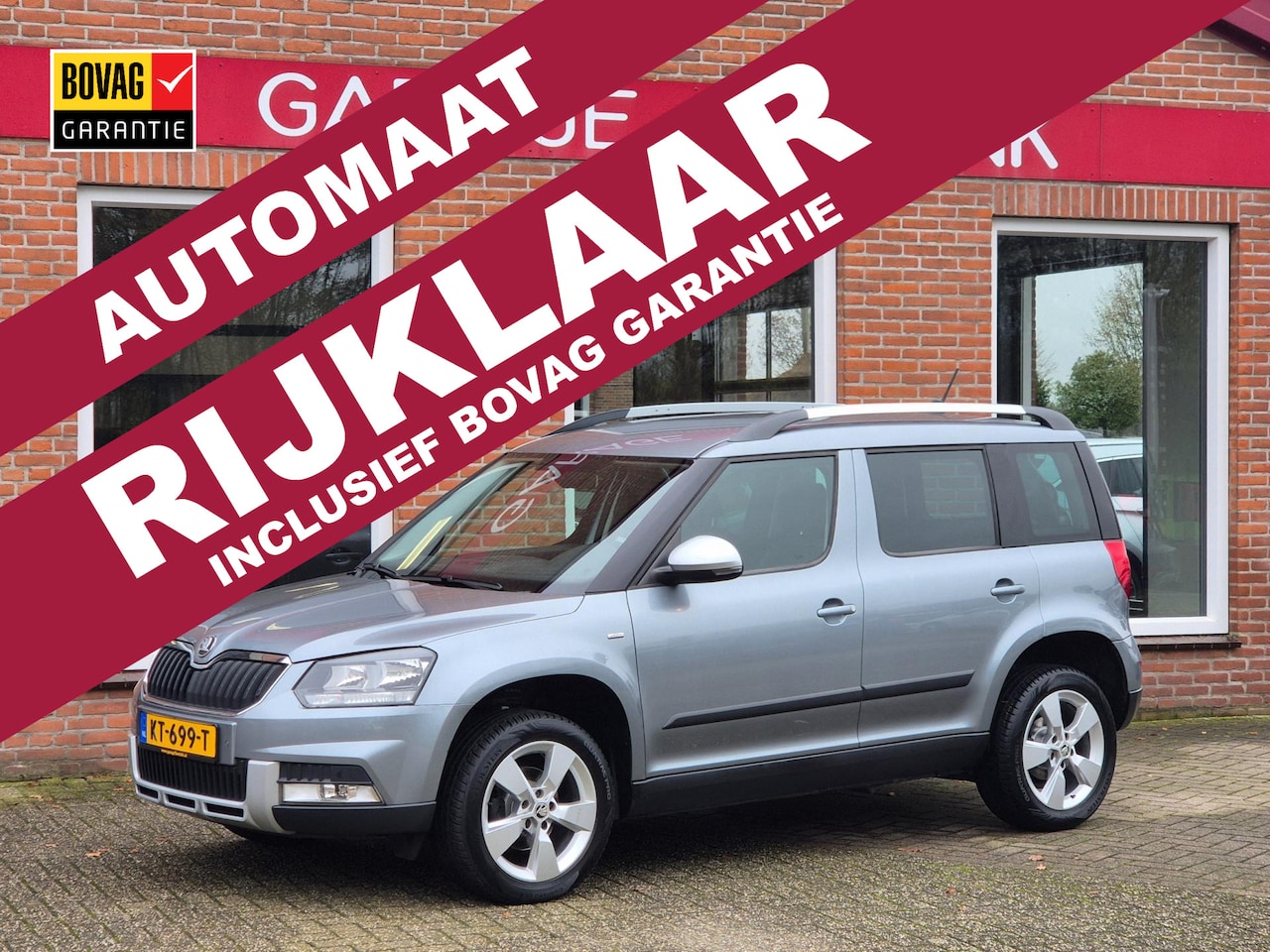 Skoda Yeti Outdoor - 1.2 TSI Greentech JOY 110PK 5drs AUTOMAAT clima, cruise, navi, pdc, camera RIJKLAAR - AutoWereld.nl