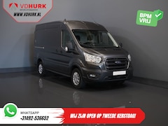 Ford Transit - 350 2.0 TDCI 170 pk Aut. L2H2 BPM VRIJ Carplay/ Navi/ Camera/ Inrichting/ Trekhaak/ PDC/ C