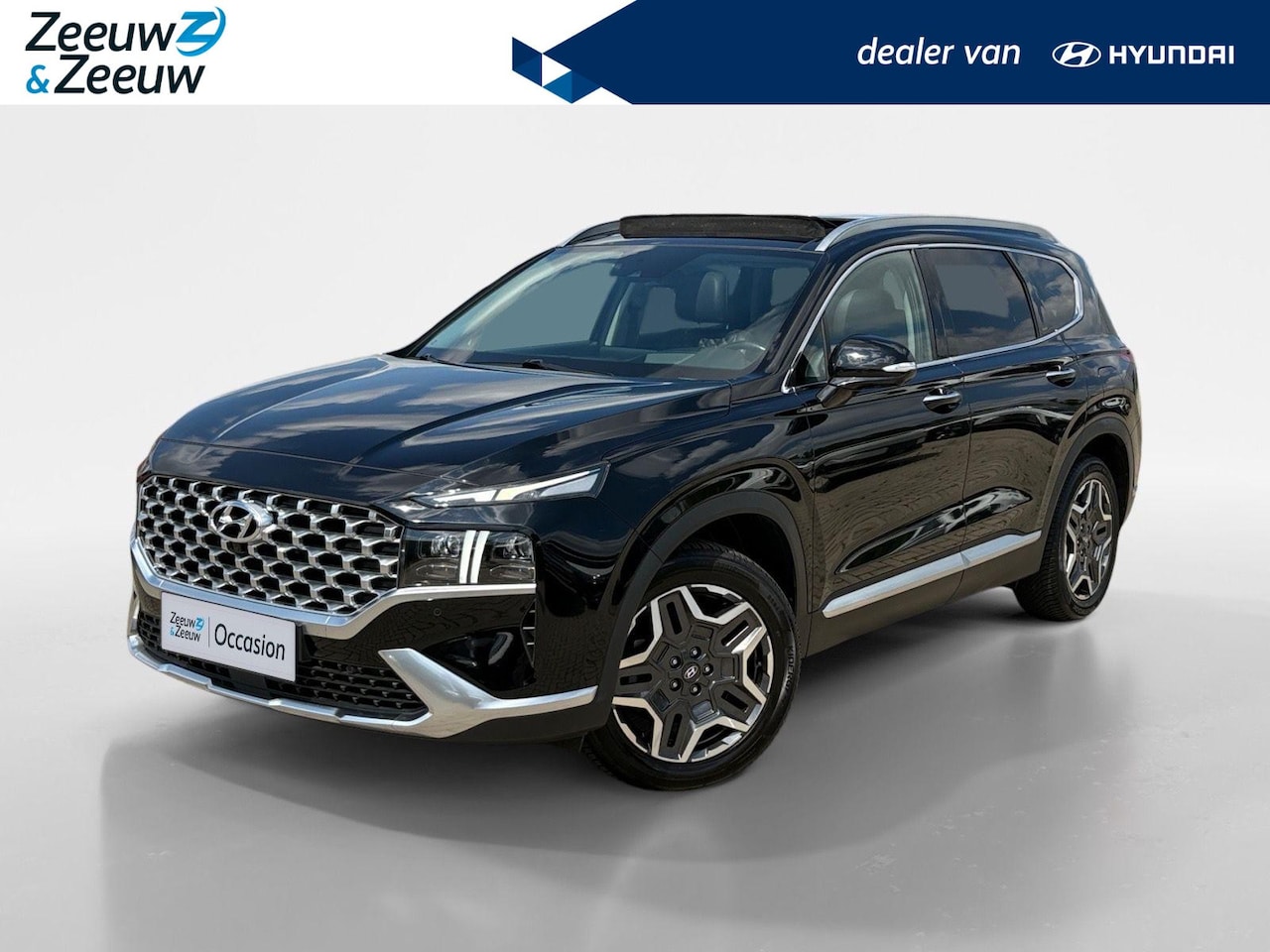 Hyundai Santa Fe - 1.6 T-GDI HEV Premium Plus Sky HYBRID | 67.000KM! | ZEER LUXE UITVOERING - AutoWereld.nl