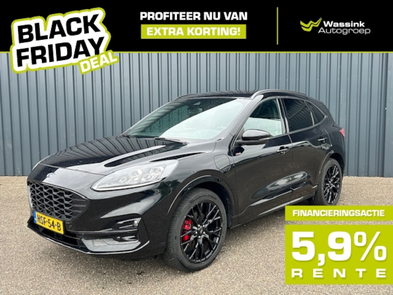 Ford Kuga - BLACK FRIDAY DEAL I 2.5 PHEV e-CVT 225pk ST-Line| Navigatie | 20 inch lict metalen velgen - AutoWereld.nl