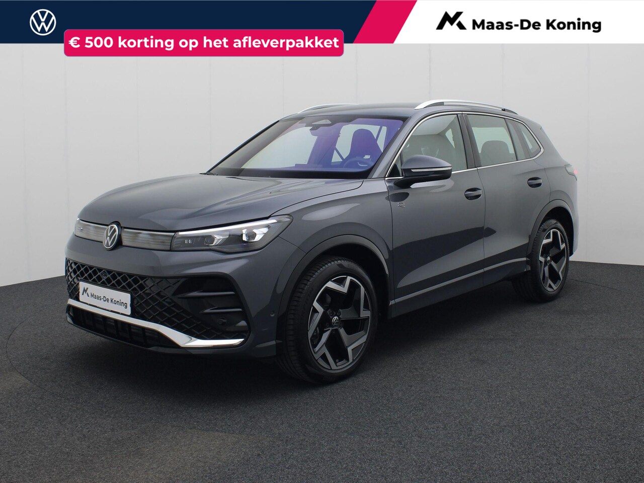 Volkswagen Tiguan - 1.5 eTsi 150pk DSG R-Line Edition · 360 Camera · Keyless · IQ.Light · Alarm · Massage · El - AutoWereld.nl