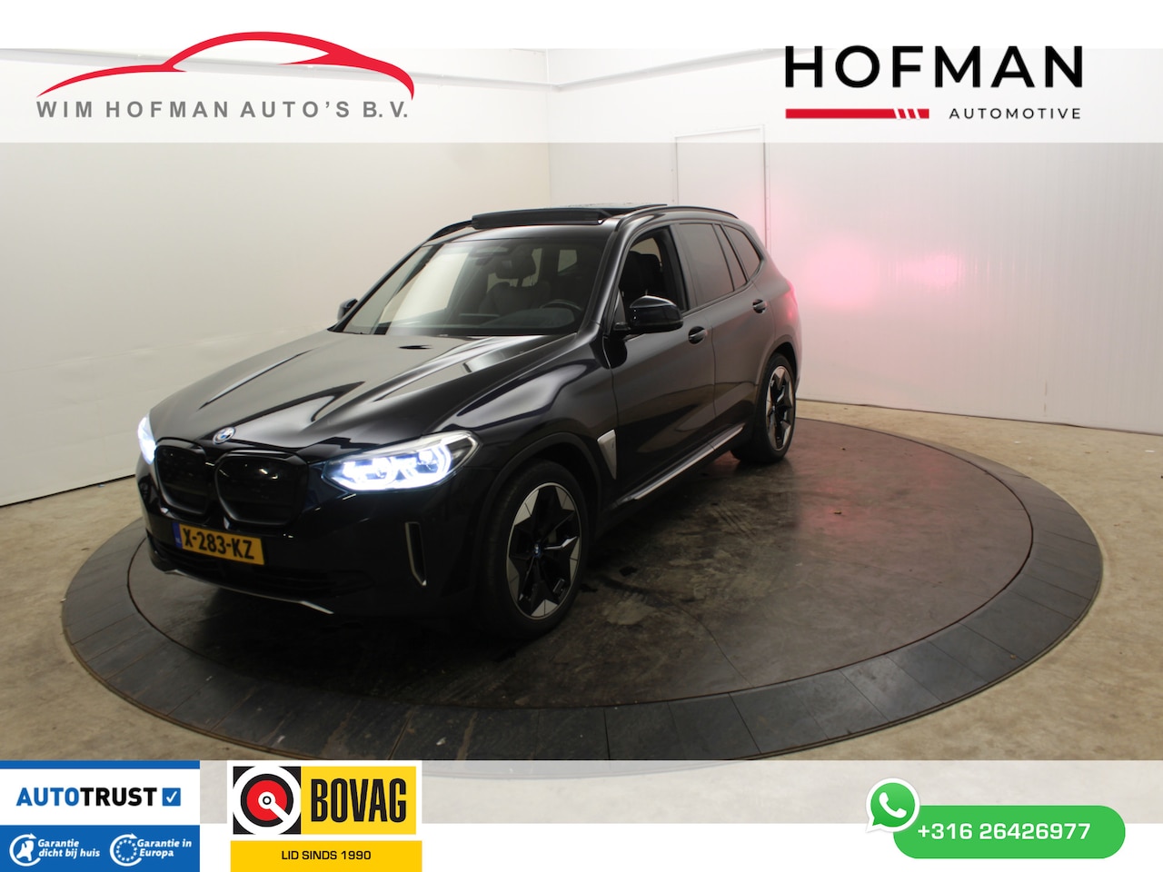 BMW iX3 - High Executive 80 kWh EL Trekh+aKlep Pano 360º Camera Mem Sportstoelen - AutoWereld.nl