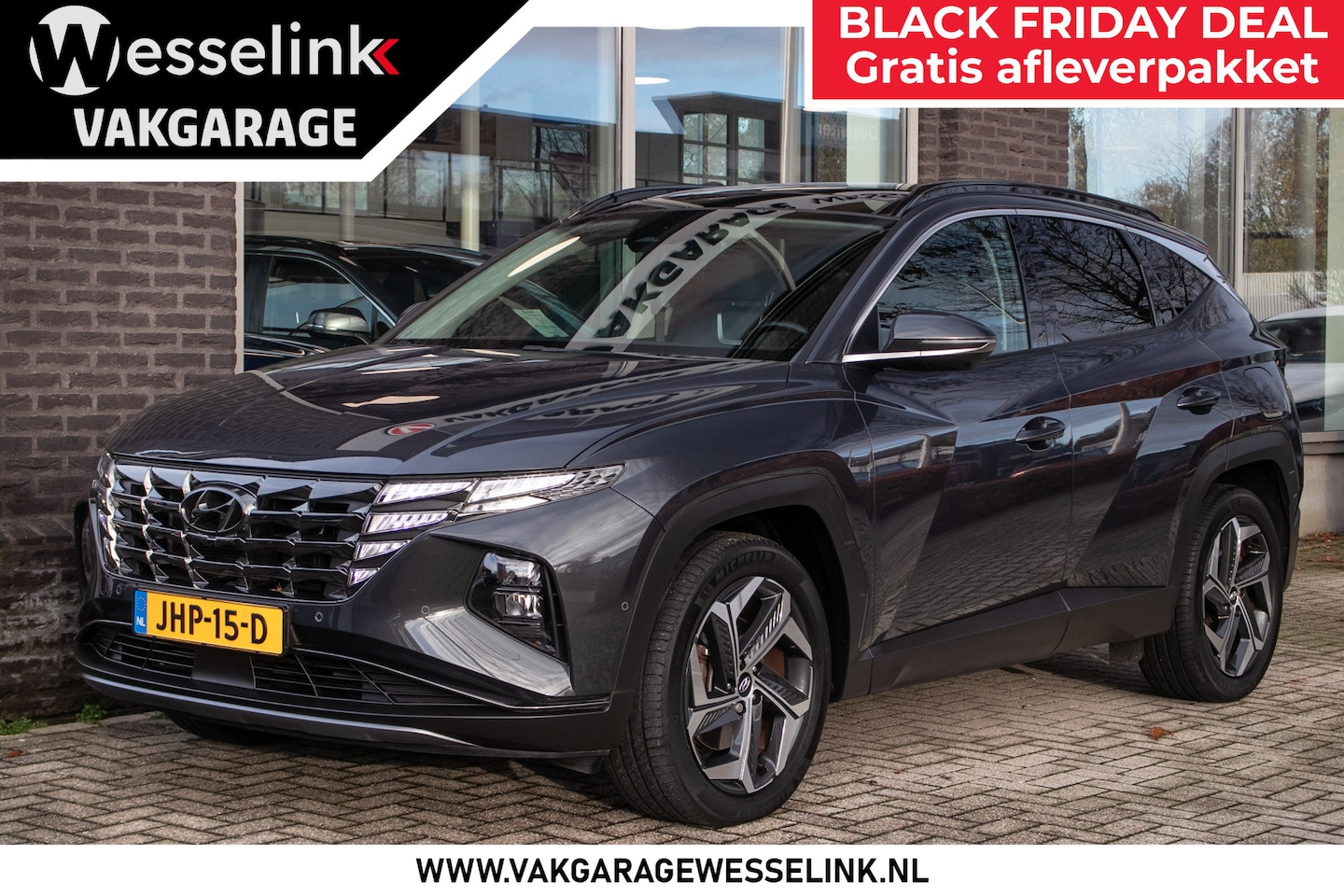Hyundai Tucson - 1.6 T-GDI PHEV Premium Sky 4WD - Navi | Stoelverkoeling | Schuif/-kanteldak | Carplay & An - AutoWereld.nl