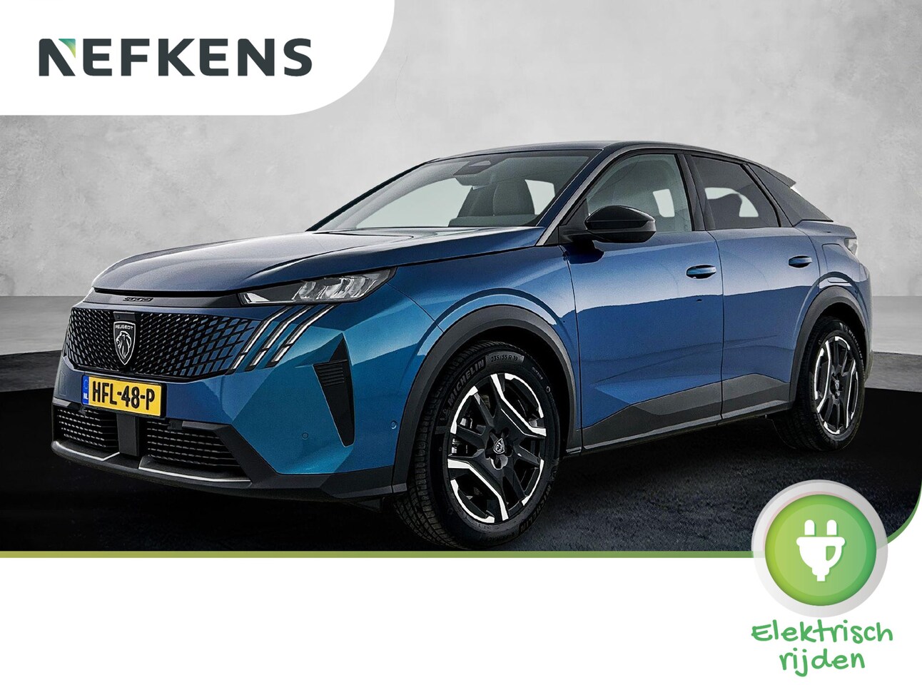 Peugeot e-3008 - SUV Allure Avantage 73 kWh 210pk | 526km WLTP Actieradius | Navigatie | 360° Camera | Lede - AutoWereld.nl