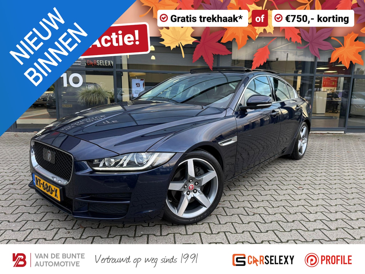 Jaguar XE - 2.0 D Portfolio *Schuif-/Kanteldak & Trekhaak* - AutoWereld.nl