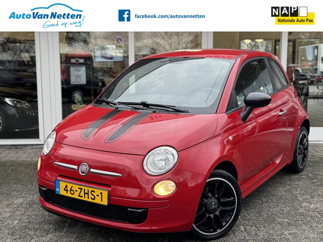 Fiat 500 - 0.9 TwinAir 0.9 TwinAir,1/2 Leder,Airco,MF Stuur,Lmv,Airco,Cpv,Elek pakket, - AutoWereld.nl