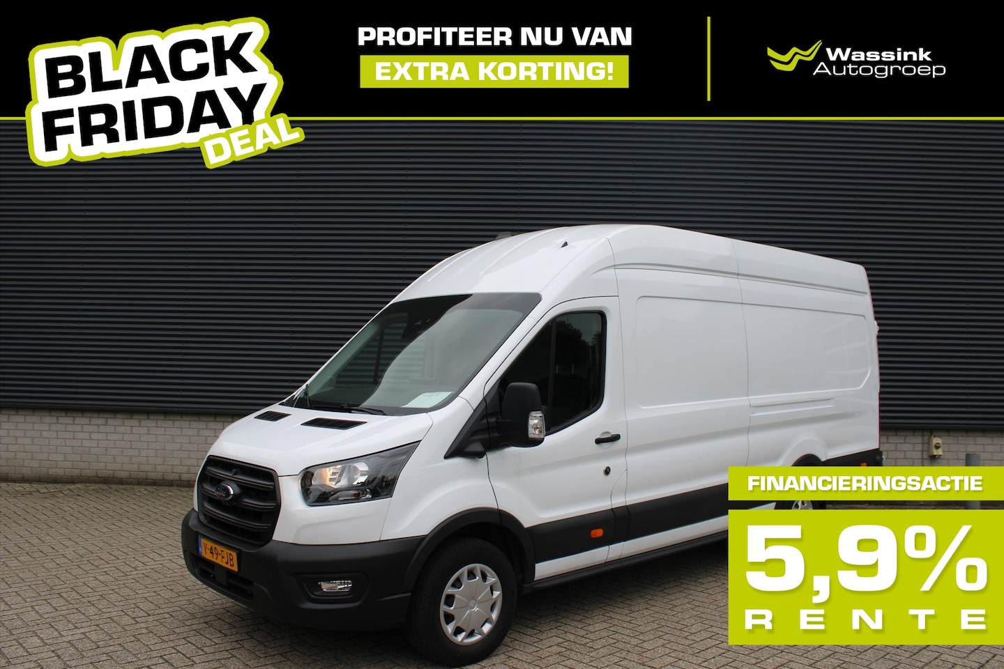 Ford Transit - BLACK FRIDAY DEAL I TDCi 105pk RWD I Camera achter | Cruise control | Airco | NAVI - AutoWereld.nl
